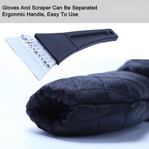 Durable Gants Chauds Grattoir pelle à <span class=keywords><strong>Neige</strong></span> Glace Brosse Suppression Hiver chaud gant Gant <span class=keywords><strong>de</strong></span> Grattoir <span class=keywords><strong>De</strong></span> Glace - Product Image 5