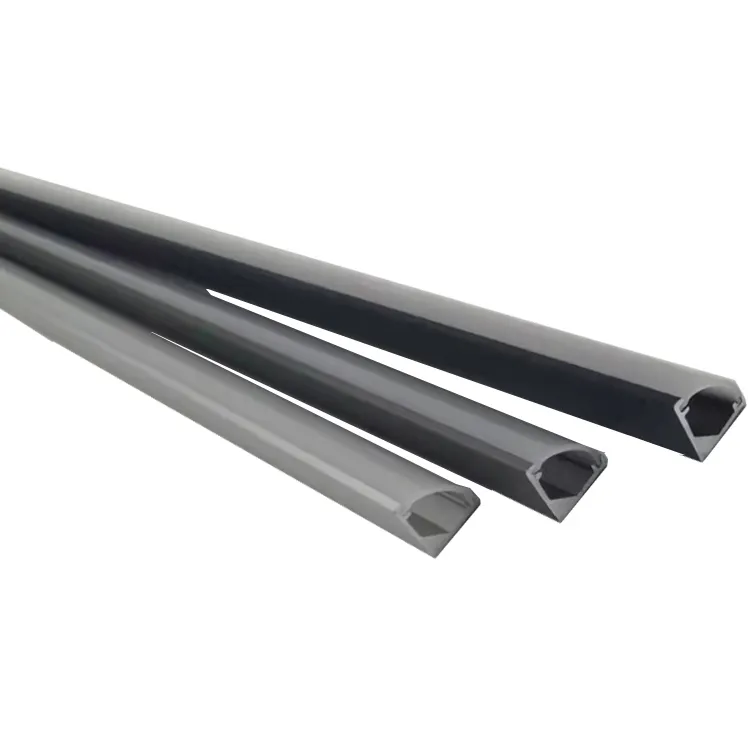 Extrusion 12mm Flexible Strip Light LED Aluminium Profils chrank Glas runde Industriest reifen LED Extrusion Aluminium Profile