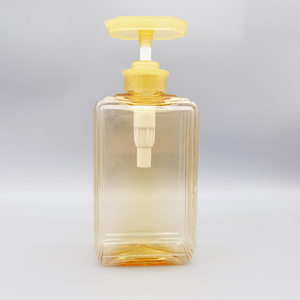 packaging containers clear plastic bottle for detergents 550ml sealed square transparent plastic bottle