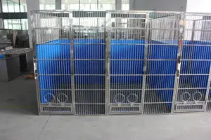 Коммерческая нержавеющая сталь, комнатная Роскошная большая профессиональная ветеринарная собака, щенки, собачьи питомники, садовые клетки для отелей