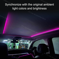 Lumière de lecture 11 couleurs + lumière d'ambiance pour toit ouvrant pour BMW Série 3 4 5 7 G20 G30 X3 X5 X7 Synchronisation Originale