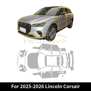 1 Juego de Película Protectora de Pintura (PPF) de TPU Autorreparable para Carrocería, Adhesivo para Accesorios <span class=keywords><strong>Lincoln</strong></span> Corsair 2025-2026, Resistente a Arañazos - Product Image 2