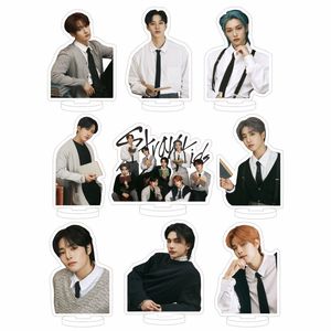 2024 nuevo regalo acrílico creativo KPOP Idol Group Stray Kids Jung Kook <span class=keywords><strong>Kim</strong></span> <span class=keywords><strong>Tae</strong></span> <span class=keywords><strong>Hyung</strong></span> plástico transparente Standee soporte acrílico - Product Image 6