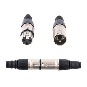 Conector XLR hembra de 3 pines, enchufe de audio para micrófono, enchufe macho-hembra para mezclador, para equipos de audio - Product Image 2