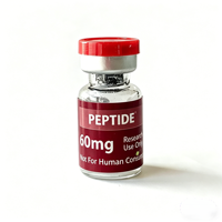 Étiquettes en vinyle imperméables personnalisées avec logo, autocollants pour flacons de 3 ml, 10 ml, 15 ml pour poudre de peptide