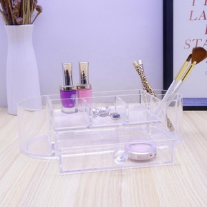 Amazon Supplier Clear Hair Accessories Acrylic Cosmetic Makeup Cube Organizer - Product Image 5