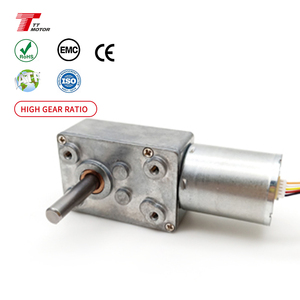 High Torque Reducer Small Hollow Shaft Self-lock <strong>Engine</strong> 24V 12V Dc Micro Electric Drive Worm <strong>Gear</strong> Motor - Product Image 1