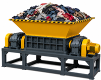 Broyeur industriel de déchets textiles pour vêtements usagés, tissus, chaussures, couvertures et vêtements recyclés