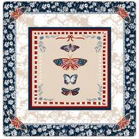 Tapis de Mahjong Chinoiserie de Luxe 33 pouces, Motif Vermeil, Blocs de Couleurs Vives, Silencieux, Antidérapant, Tapis de Table Portable