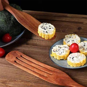 Hot Sales Wooden Kitchen Accessories 5-piece <strong>Spurtles</strong> Sets Bamboo Utensil Wooden <strong>Spurtles</strong> Kitchen Tools Set - Product Image 3