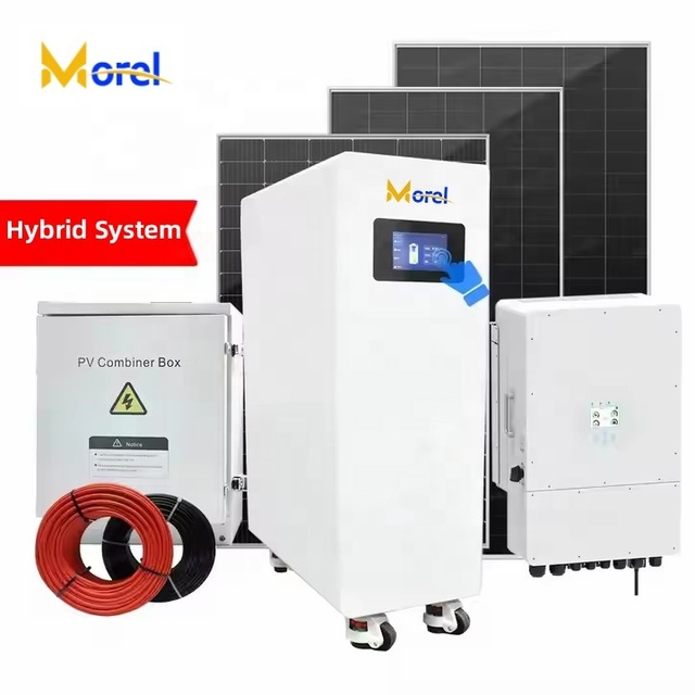 MOREL Energy Customize 50KW 70kw 10kw 60kw 20kw 30kw 40kw 25kw on Off Grid Hybrid Solar System 220v 110v/220v 240v 380v