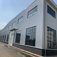 Bâtiment Moderne Préfabriqué pour Supermarché, Ferme, Hangar Industriel, Grande Structure en Acier pour Entrepôt