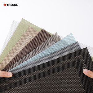 <span class=keywords><strong>Carré</strong></span> occidental Cuisine Salle À Manger Décoration De Table napperon PVC et Polyester <span class=keywords><strong>vinyle</strong></span> Napperon Pour mariage - Product Image 4