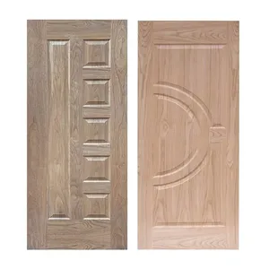 Panel de puerta interior imprimación blanca moldeada melamina <span class=keywords><strong>MDF</strong></span> panel de puerta panel de prensa de hierro en relieve de melamina - Product Image 2