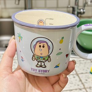 <span class=keywords><strong>Cute</strong></span> cartoon personagem cerâmica caneca Toy Story IP leite escala copo café copos lembrança novo - Product Image 6