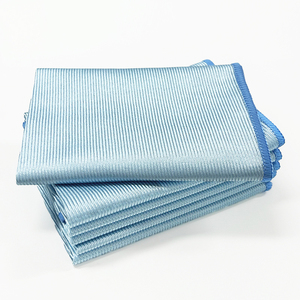 Chiffons de nettoyage en microfibre 30x30cm 320GSM absorbants, non pelucheux, pour séchage de vaisselle, essuyage de verrerie et polissage de vitres - Product Image 2