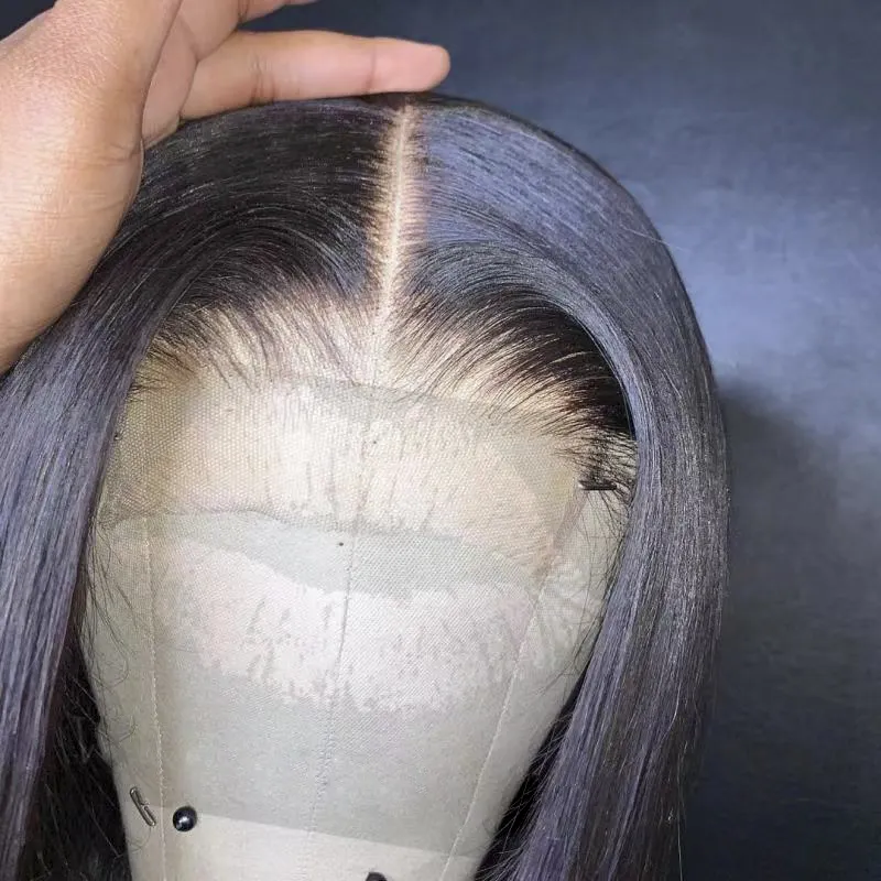 Pacotes de cabelo com fecho, base de seda 360 e fecho frontal, cabelo humano brasileiro, 1 peça, atacado Paypal, 3 partes de 3 vias