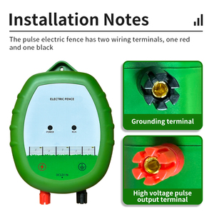 Carregador elétrico de vedação Saída 1J , <span class=keywords><strong>Fence</strong></span> Energizer até 12 kV para conter pequenos animais de estimação, aves, manter roedores e incômodo animais de fora - Product Image 2