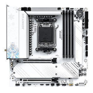 JGINYUE B650E Snow Dream AM5 scheda madre M-ATX per Ry 7000 8000 serie 9000 7800X3D/9800X3D Desktop <span class=keywords><strong>DDR5</strong></span> RAM pcie5.0 x 16 - Product Image 3