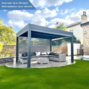 Pérgola Ecológica con Techo de Aluminio y Persianas Laterales Eléctricas para una Vida Sostenible - Product Image 6