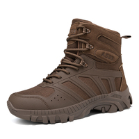 Nouvelle Arrivée 2026 – Bottes Tactiques de Combat Mi-Montantes à Lacets en Maille Antidérapantes en Caoutchouc pour Hommes, Idéales pour la Randonnée et l'Escalade en Extérieur – Vente en Gros, En Stock