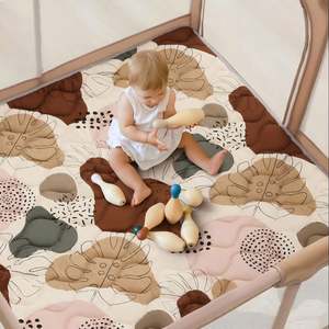 Tapete de Juego de 50x50 cm con Tacto Súper Suave, Tapete de Actividades Lavable a Máquina, Tapete de Gateo para Piso y Picnic - Product Image 1