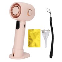 Mini ventilateur de cou portable, ventilateur de poche personnel sans pales, silencieux, petit ventilateur à turbine, ventilateur électrique USB, ventilateur de voyage
