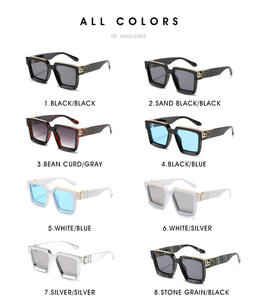 Instagram millionnaire style <span class=keywords><strong>lunettes</strong></span> de soleil hommes, carré à la mode marque designer <span class=keywords><strong>lunettes</strong></span> de soleil <span class=keywords><strong>2022</strong></span>, nuances hommes <span class=keywords><strong>lunettes</strong></span> de soleil hommes <span class=keywords><strong>2022</strong></span> - Product Image 4