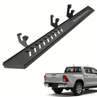 Estribos Laterales para Camioneta, Barra Nerf de Acero, Antideslizante, Resistente a la Corrosión, para Silverado/F-150 4x4, Vehículos Todoterreno, Alta Resistencia, 500 lb