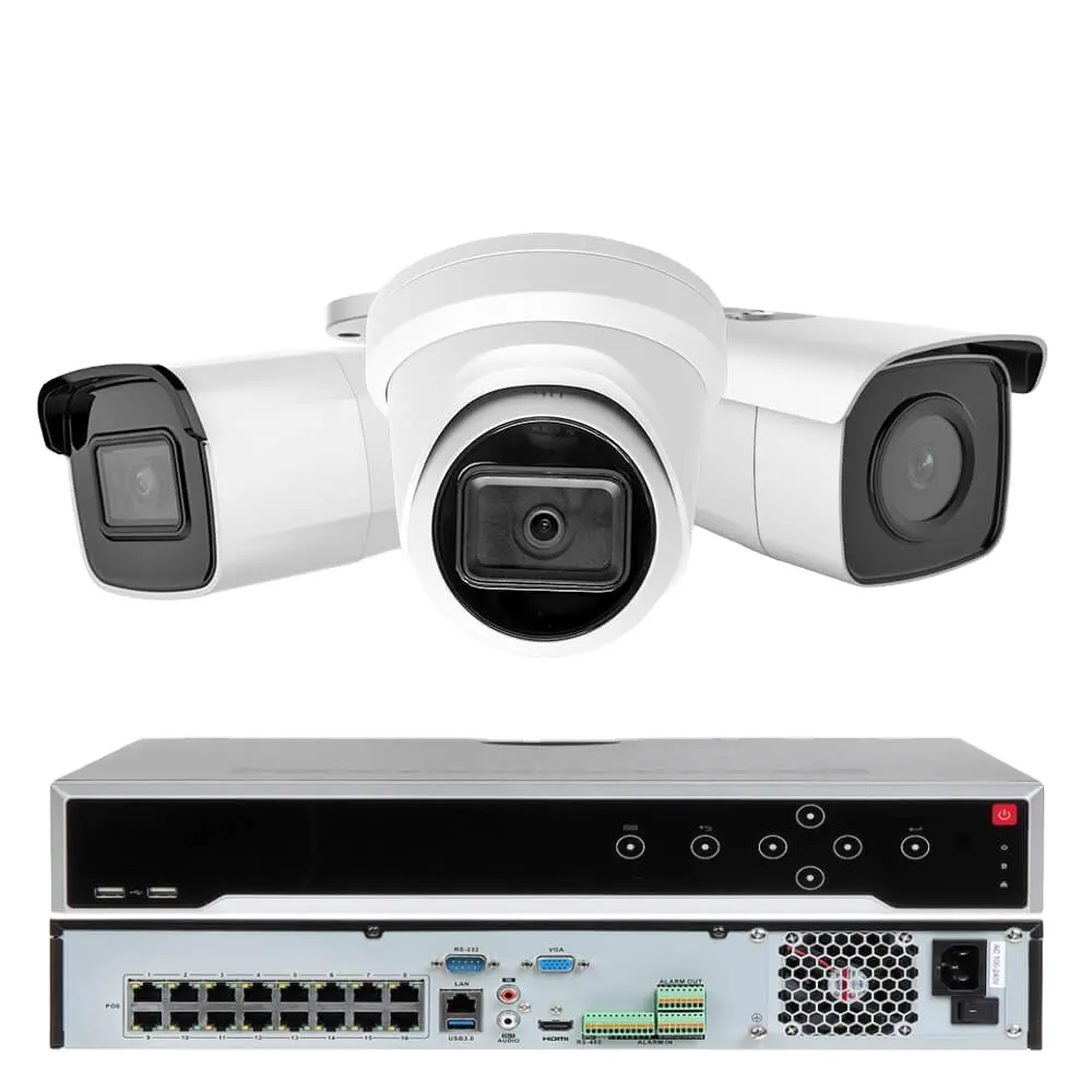 Hitosino câmera de vigilância residencial, oem hk 4 8 16ch visão 6mp plug & play vídeo vigilância residencial conjunto externa 4k 8mp ip câmera kit cctv sistema