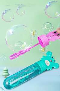 Jouets à bulles d'ours de dessin animé, amusement estival en plein air avec petit bâton à bulles, baguettes en plastique pour souffler des bulles - Product Image 4