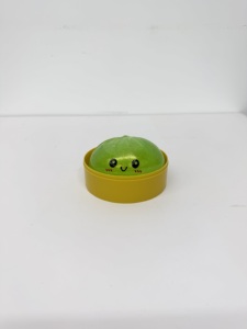 Bolas Antiestrés Sensoriales Blandas de Descompresión con Purpurina en Forma de Dumpling Bao Bun, Juguetes Fidget para Aliviar el Estrés con Caja Vaporizadora - Product Image 6