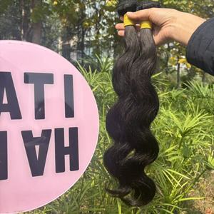 Venta al por mayor del cuerpo brasileño de la onda del pelo Remy 12A Grado Virgen paquetes de cabello humano sin procesar de pelo vietnamita crudo - Product Image 2