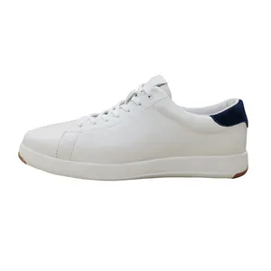 Zapatillas clásicas de Star Trend para hombre, zapatos planos, informales, con cola Tricolor, blancos, fáciles de caminar