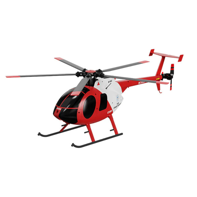MD500 C189 RC Helicopter Single-Rotor 1/28 2.4G 4CH Little Bird Aircraft 6-Axis Gyro Dual Brushless Motors RTF Altitude Hold