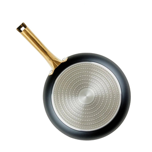 Batterie de cuisine 8 pièces en céramique blanche antiadhésive avec couvercles en verre et poignées en acier inoxydable, compatible gaz et induction – Offre spéciale - Product Image 2