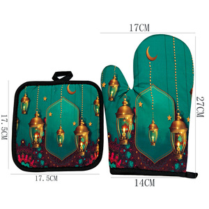 Ramadan Tạp dề EID mubarak nhà bếp Tạp dề Bộ hạnh phúc <span class=keywords><strong>AL</strong></span> adha trang trí món quà hồi giáo hồi giáo kareem nấu nướng - Product Image 6