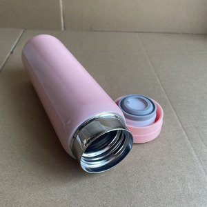 Portable Minimalist Double Wall Stainless Steel <b>Reusable</b> Water Bottle Fashion Vacuum Tumbler <b>Cups</b> 300ml Insulated Water Bottles - Product Image 3