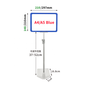 Stand penyangga tanda meja A4 A3 Multi Warna untuk Display konter ritel dan papan Poster promosi - Product Image 6