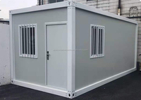 Bureau conteneur industriel préfabriqué de 3m, 6m, 7m de longueur avec installation rapide, emballage plat, toilettes/douche en option