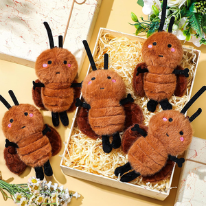 สำหรับทุกเพศ10นิ้วตุ๊กตาแมลงสาบเหมือนจริงของเล่นการ์ตูนน่ารักตุ๊กตาสัตว์ยัดไส้สำหรับเด็กสีน้ำตาลแมลงสาบจำนวนมาก - Product Image 4