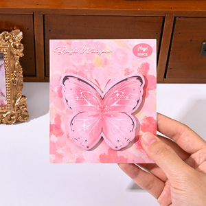 Mơ Mộng Màu Tím bướm hình ghi chú dán đơn giản phong cách <span class=keywords><strong>Memo</strong></span> Pads cho thuận tiện bằng văn bản và tổ chức - Product Image 3