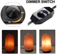 Câble d'alimentation ABS de 1,8 m avec variateur d'intensité, pince métallique, support de lampe suspendue E14 E27, prise pour lampe à pierre de sel ou lampe à lave