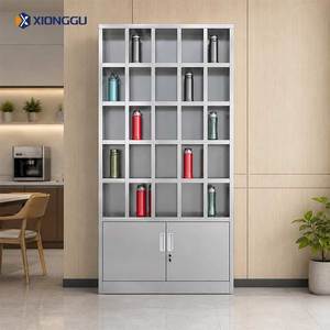 Armoire de rangement commerciale en acier pour boissons, organisateur de <span class=keywords><strong>bouteilles</strong></span> industriel, casier pour salle de sport, bureau, entrepôt - Product Image 4