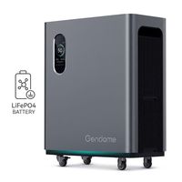 GenDome Home 3000, Estación de Energía Portátil de 3000W, 3072Wh LiFePO4, Generador Solar con Función UPS para Emergencias en el Hogar