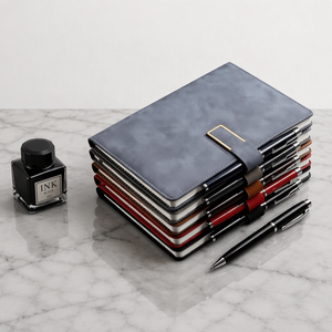 Custom Logo A5 Business Print Logo PU Leather Notebook Customization Leather Journal Book Printing Ghana School Note Book