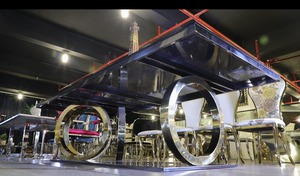 Set di <span class=keywords><strong>Tavolo</strong></span> <span class=keywords><strong>da</strong></span> Pranzo e Sedie di Lusso in Stile Reale per <span class=keywords><strong>12</strong></span> Persone, Misura Grande - Product Image 5