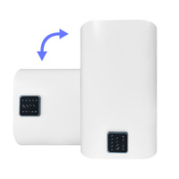 Calentador de Agua Eléctrico de Doble Tanque con Recubrimiento de Esmalte, de 30L a 100L, Plano, Vertical, Ultrafino, con Pantalla Táctil y Capacidad WiFi Opcional
