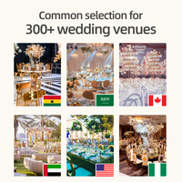 Vente en gros de chaises en plastique PP à dossier croisé empilables pour mariage/banquet/salle à manger chaise pour hôtels