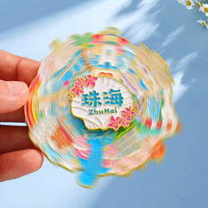 Metal City Landmark Building Custom Rotating Fridge <strong>Magnet</strong> Enamel 3D Tourist Souvenirs Suitable for Different Countries - Product Image 2